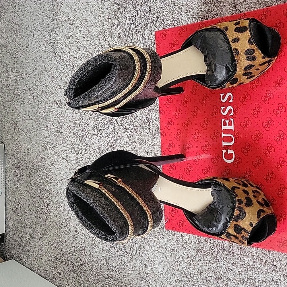 Guess platform heels